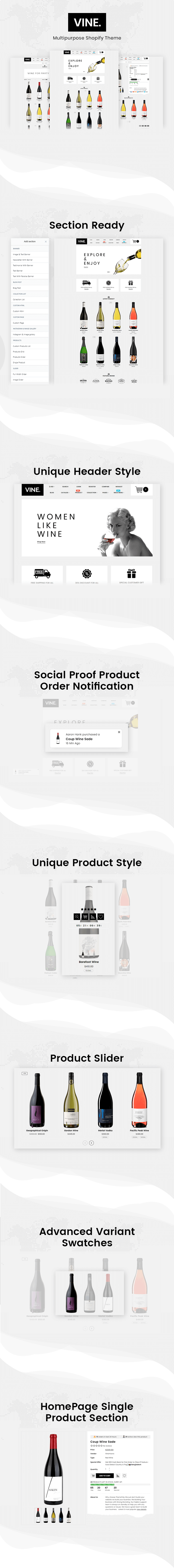Vine - Restaurant Food & Drinks Shopify Theme Health Beauty eCommerce Template 3 Vine - Restaurant Food & Drinks Shopify Theme Health Beauty eCommerce Template