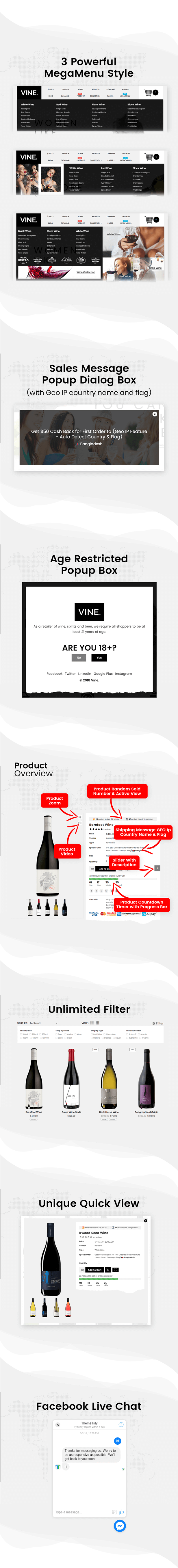 Vine - Restaurant Food & Drinks Shopify Theme Health Beauty eCommerce Template 4 Vine - Restaurant Food & Drinks Shopify Theme Health Beauty eCommerce Template