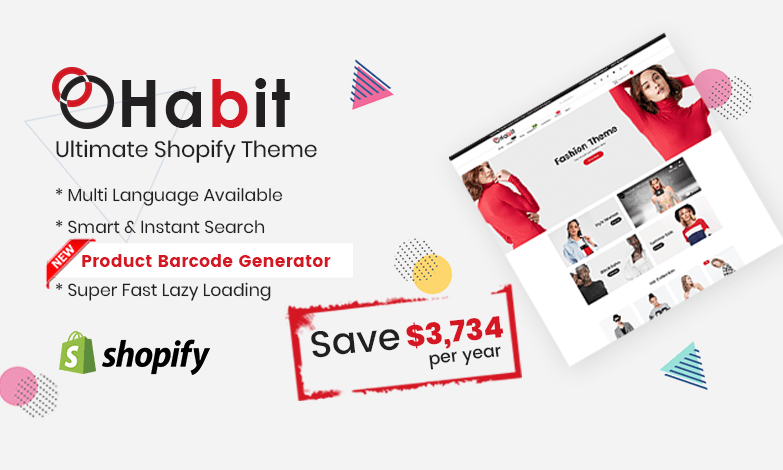 Habit - Fashion Shopify Theme Multipurpose Responsive Template