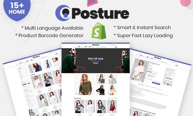 Posture - Multipurpose Responsive Shopify Theme