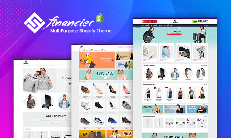 Financier - Multipurpose Responsive Shopify Theme