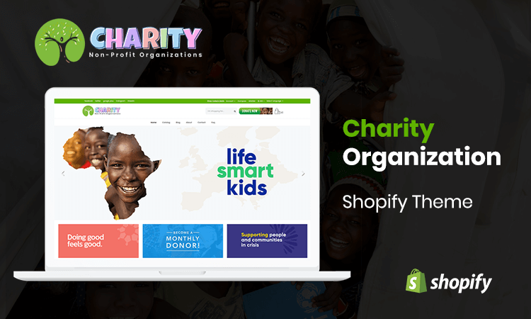 Charity - Non-profit/Fundraising Organization eCommerce Shopify Theme